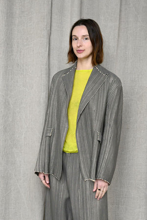 Linea Jacket Gray/Nude