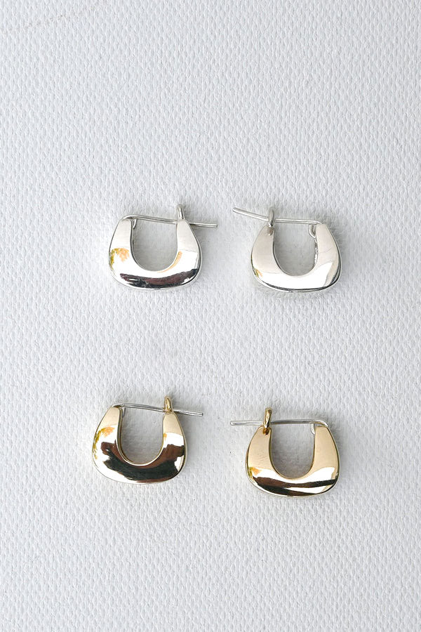 Proctor Earrings Brass / Silver