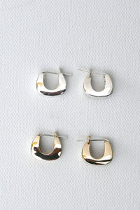 Proctor Earrings Brass / Silver